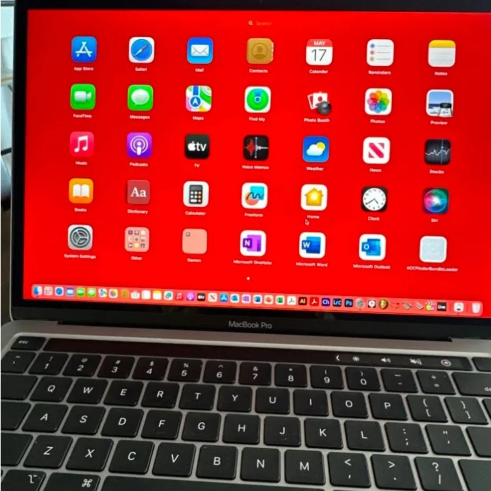 Apple MacBook Silver Laptop with Backlit Keyboard